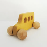 Yellow School Bus Rolling Toy