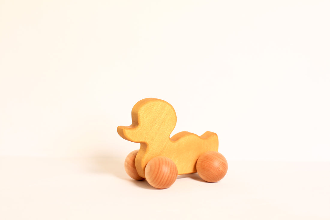 Yellow Duck Rolling Toy